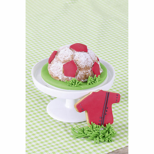 Städter Motivbackform Pepe der Fußball Mini, 2er Set, Backform, Kuchenform, Metall, Ø 8.5 cm, 614055