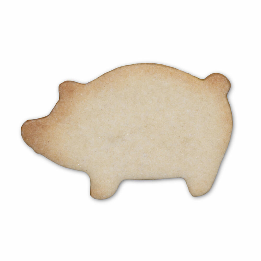 Städter cookie cutter lucky pig, cookie cutter, cookie mold, biscuit, cookies, stainless steel, 7 cm, 070097