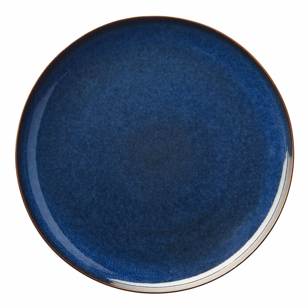 ASA Selection saisons Dessertteller midnight blue, Kuchenteller, Speiseteller, Teller, Steinzeug, Blau, D 21 cm, 27141119