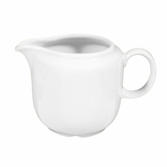 Seltmann Weiden Compact Milchkännchen, Kännchen, Milchgießer, Milchkanne, Porzellan, Weiß, 230 ml, 001.473133
