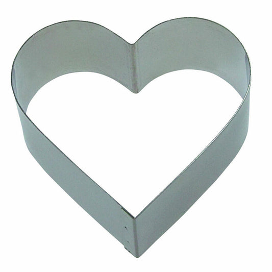 Städter dessert mold heart, dessert mold, baking mold, appetizer mold, stainless steel, 8 cm, 625501