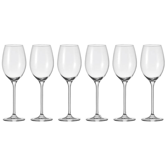 Leonardo Cheers white wine glass set of 6, wine glass, white wine glass, wine, water glass, 400 ml, 81431