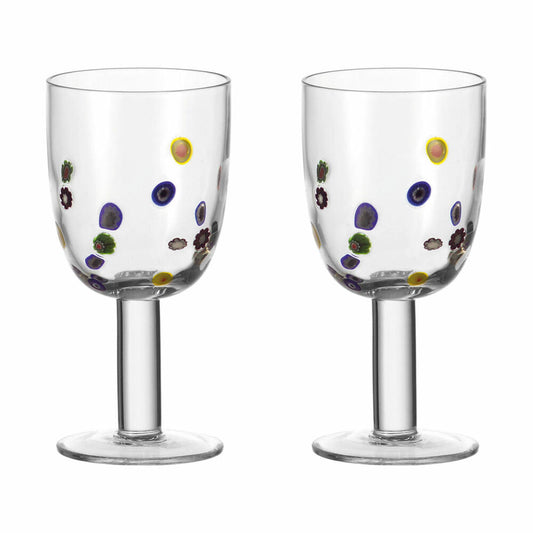 Leonardo Millefiori red wine, set of 2, red wine glass, wine glass, glass, 500 ml, 86427