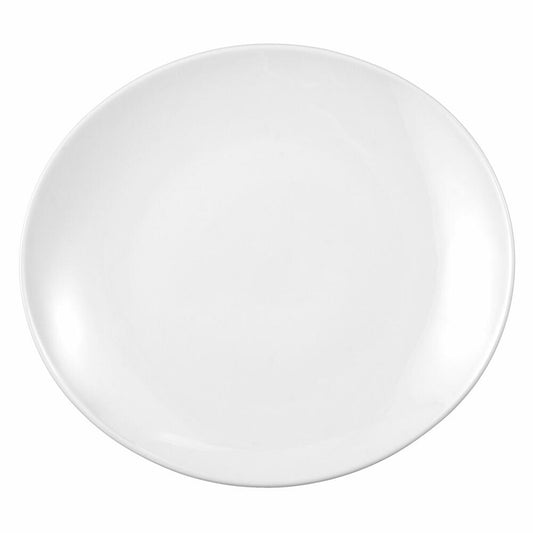 Seltmann Weiden Modern Life Plate Oval, Dinner Plate, Serving Plate, Porcelain, White, 30.2 x 27.7 cm, 001.658471