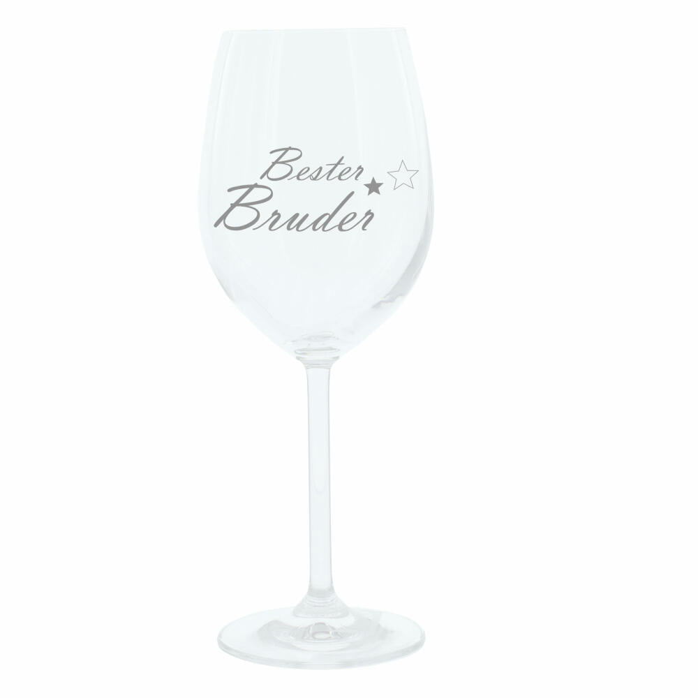 Leonardo wine glass 400 ml, set of 2, Best Sister Best Brother, mood glass with funny engraving, mood glass, 22 cm