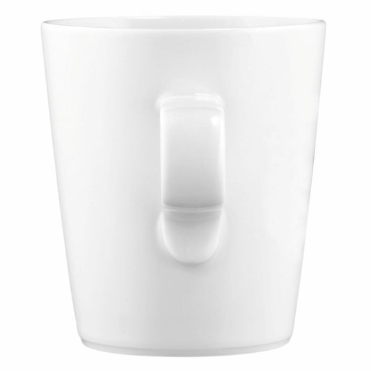 Seltmann Weiden No Limits Milchkaffeetasse, Kaffeetasse, Kaffee Tasse, Porzellan, Weiß, 370 ml, 001.710907