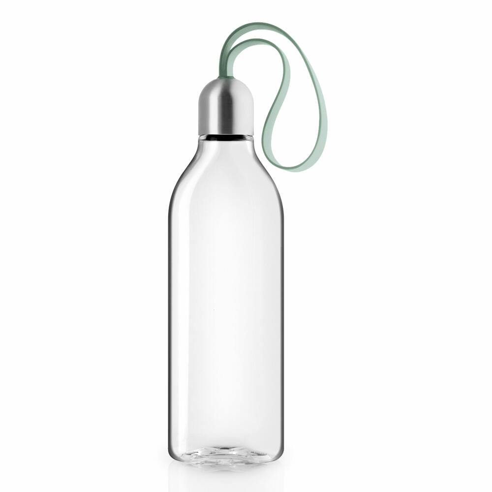 Eva Solo Backpack Trinkflasche Faded Green, Flasche, Kunststoff, Silikon, Edelstahl, Grün, 500 ml, 505014