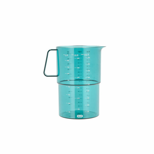 Rosti measuring cup Mensura, measuring jug, measuring cup, SAN plastic, Nordic Green, 1 L, 25298