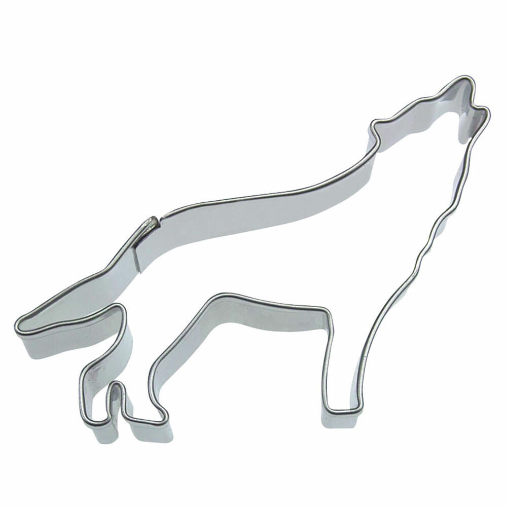 Städter Ausstecher Wolf, Ausstechform, Plätzchenform, Keks, Plätzchen, Edelstahl, 7.5 cm, 066045