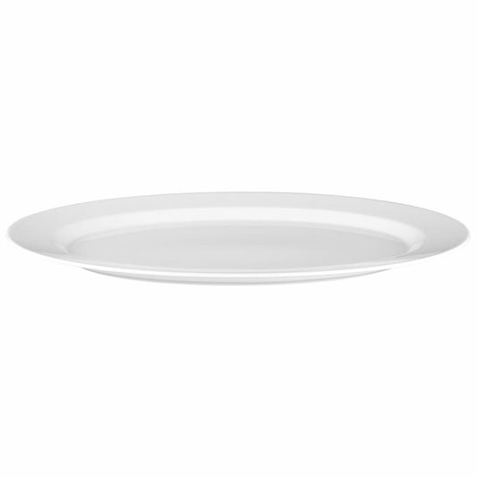 Seltmann Weiden No Limits Platte Oval, Servierplatte, Servierteller, Porzellan, Weiß, 35 x 26.2 cm, 001.710890