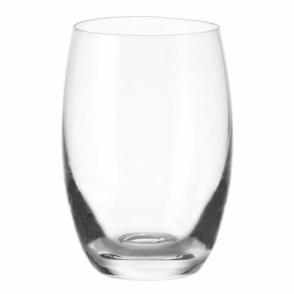 Leonardo Cheers Becher Groß 6er Set, Trinkglas, Wasserglas, Saftglas, Glas, 450 ml, 75373