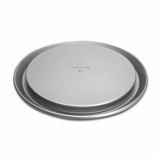 Städter We Love Baking Springform, mit Flachboden, Backform, Kuchenform, Kuchenbackform, Metall, Silber, Ø 18 cm, 661363