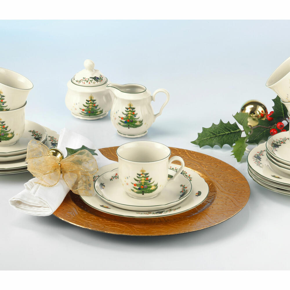Seltmann Weiden Marie-Luise Stövchen, Teewärmer, Porzellanstövchen, Porzellan, Weihnachten, 001.300734