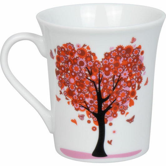 Könitz Becher Love Grows, Tasse, Liebe, Porzellan, Rot, 410 ml, 11 1 100 2739
