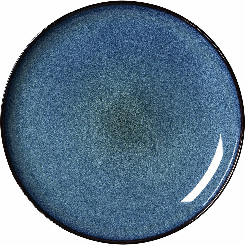 Ritzenhoff &amp; Breker Bali dinner plate, plate, dinner plate, stoneware, blue, Ø 27.5 cm, 418323