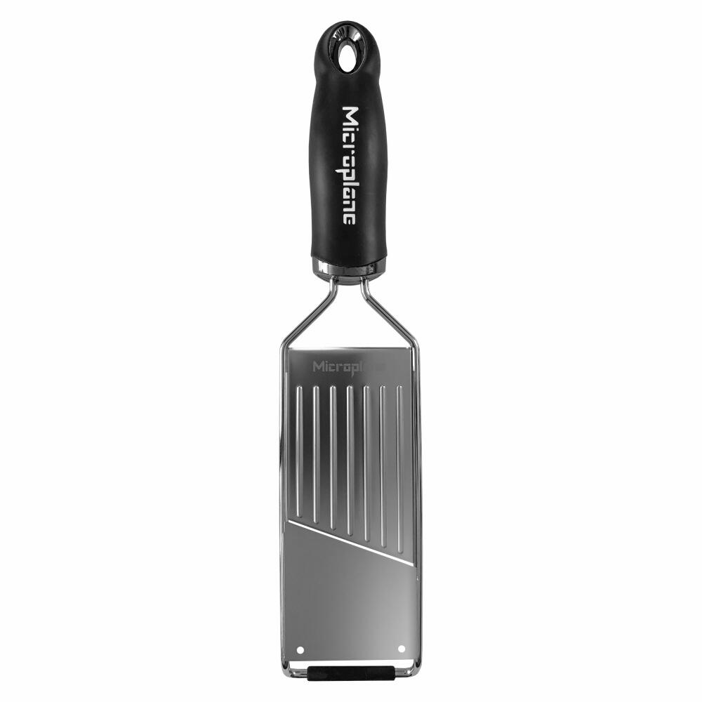 Microplane Profi-Gemüsehobel Gourmet, Gemüseschneider, Küchenreibe, Edelstahl, Kunststoff, Schwarz, 45044