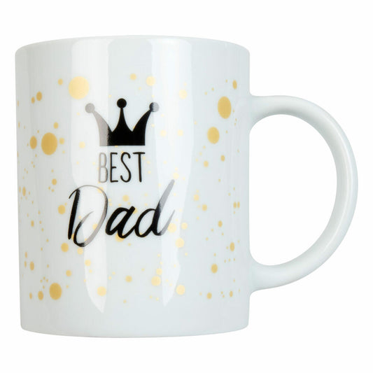 Könitz Becher Best Dad, Tasse, Kaffeetasse, Porzellan, 330 ml, 11 1 002 2732
