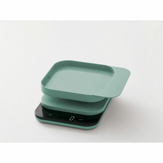 Rosti kitchen scale Mensura, gram scale, ABS plastic, Nordic Green, up to 10 kg, 25686