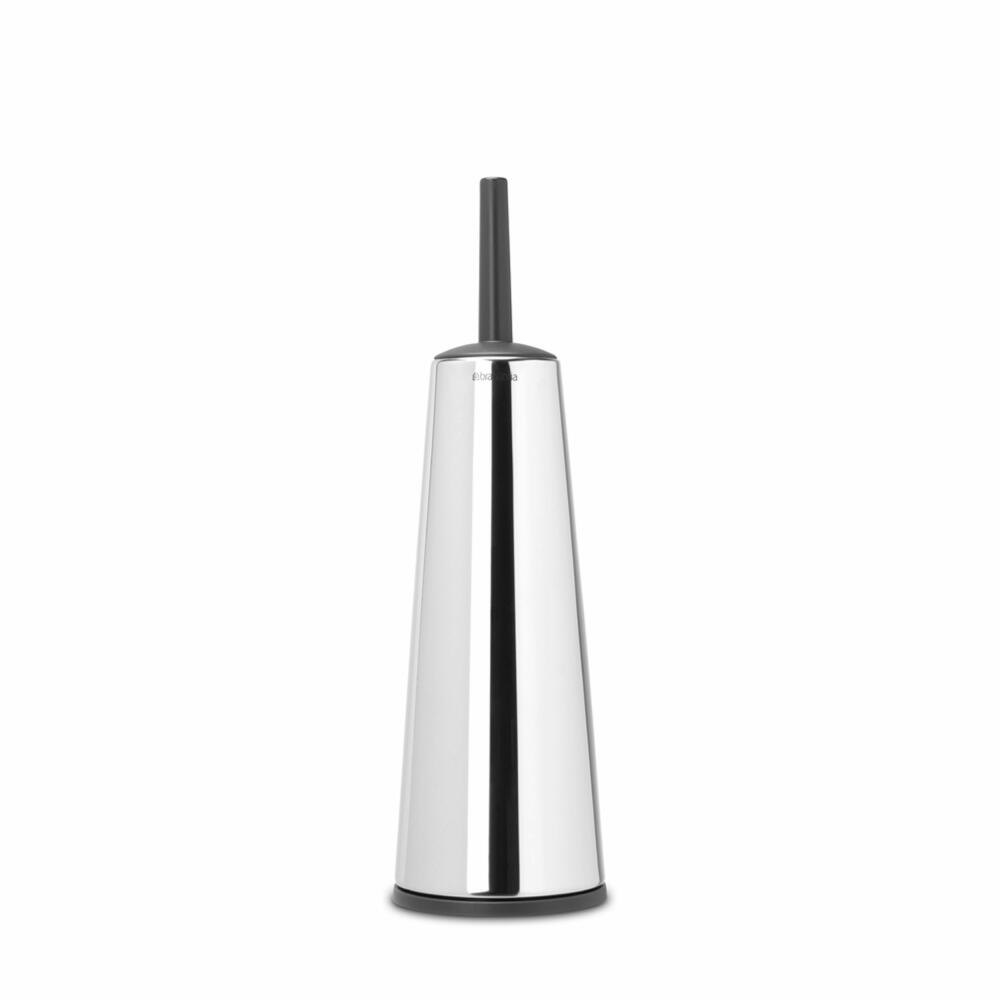 Brabantia ReNew Toilettenbürstengarnitur, WC-Garnitur, Toilettenbürste, Klobürste, Edelstahl, 414640