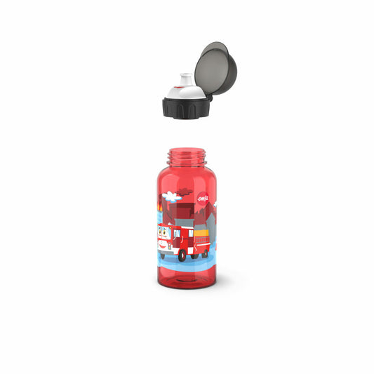 EMSA Kids Tritan Trinkflasche Feuerwehr, Wasserflasche, Flasche, Kinder, Kunststoff, 0.4 L, N30512