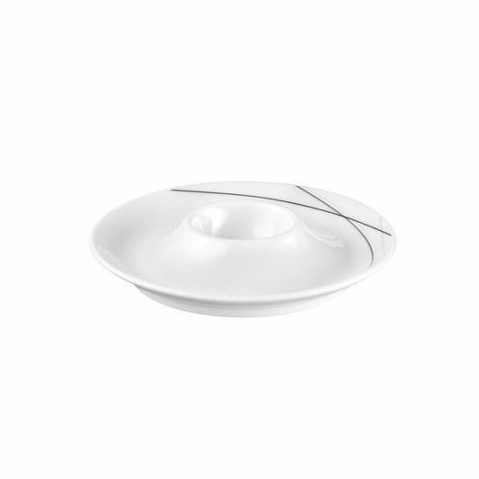 Seltmann Weiden Trio Eierbecher mit Ablage, Eierhalter, Eier Becher, Porzellan, Highline, 001.696987