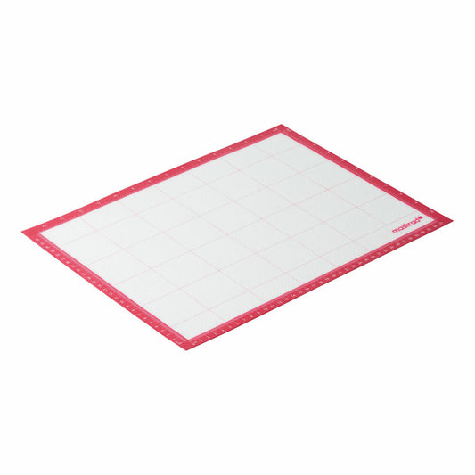 Mastrad Backmatte, Backunterlage, Teigmatte, Silikonmatte, Silikon, Rot, 40 x 30 cm, F45810