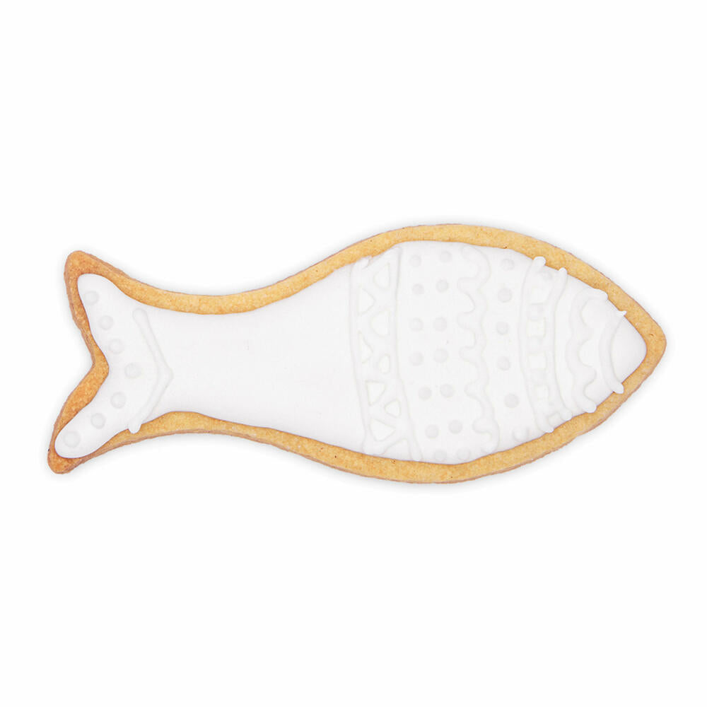 Städter Ausstecher Fisch, Ausstechform, Plätzchenform, Keks, Plätzchen, Edelstahl, 13 cm, 064331