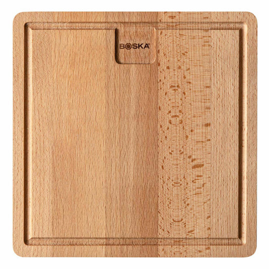 Boska Servierbrett Amigo S, Dining Board, Buchenholz, Braun, 23 x 23 cm, 320061