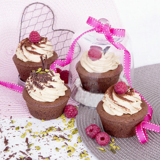 Städter We Love Baking Muffin Cupcake, Muffinform, Cupcakeform, Backform, Kuchenform, Metall, Silber, 35 x 27 cm, 661011