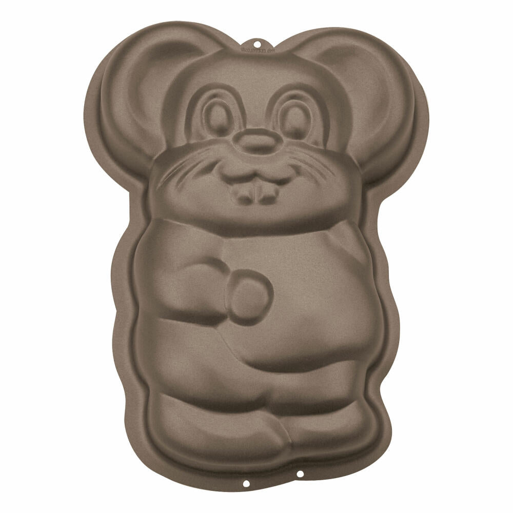 Städter KIDS Baking Pan Cheesy the Mouse Mini, Set of 2, Cake Baking Pan, Cake Pan, Metal, 7.5 x 10.5 x 3 cm, 598058