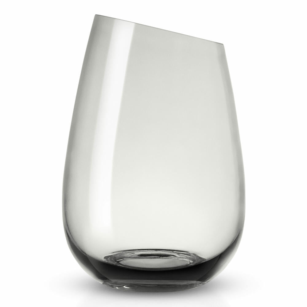 Eva Solo Glas Smokey Grey, Trinkglas, Wasserglas, mundgeblasenes Glas, Grau, 480 ml, 541044