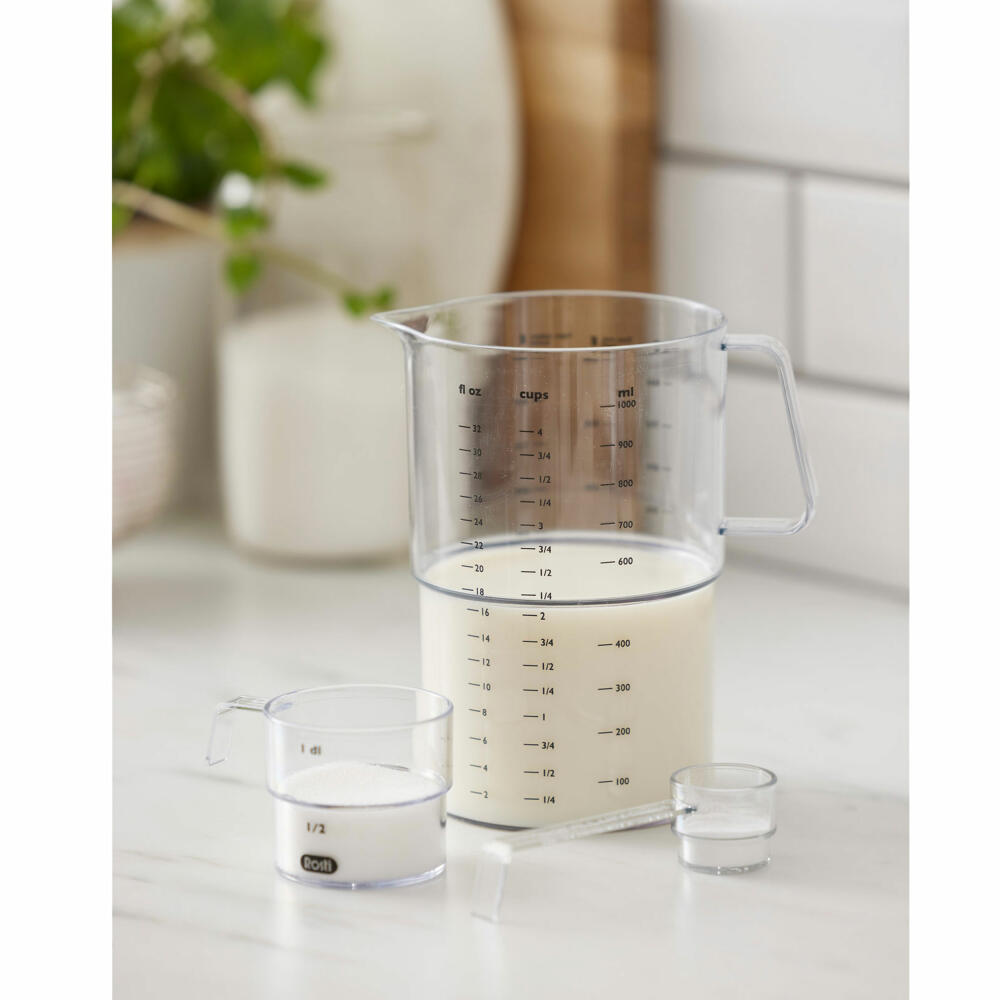 Rosti deciliter measuring cup Mensura, measuring cup, SAN plastic, clear, 100 ml, 25291