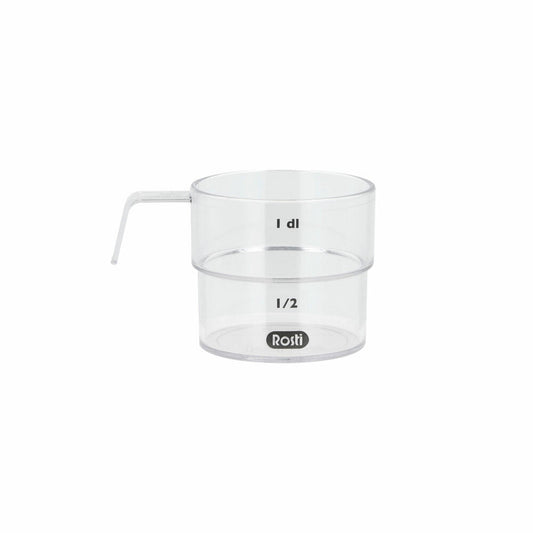 Rosti deciliter measuring cup Mensura, measuring cup, SAN plastic, clear, 100 ml, 25291