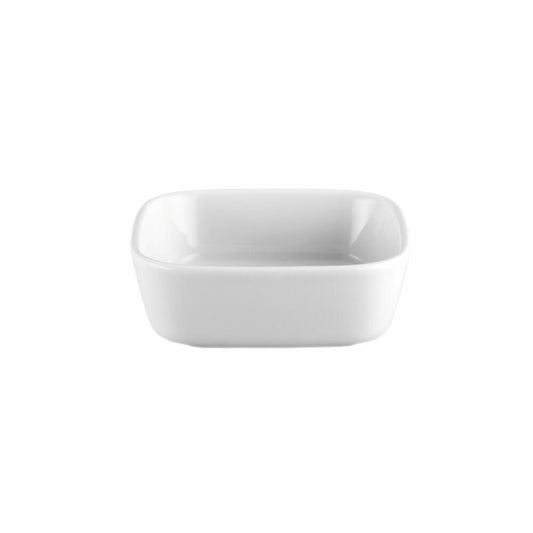 Seltmann Weiden No Limits Schale Eckig, Dipschale, Schüssel, Porzellan, Weiß, 11 x 11 cm, 001.711596