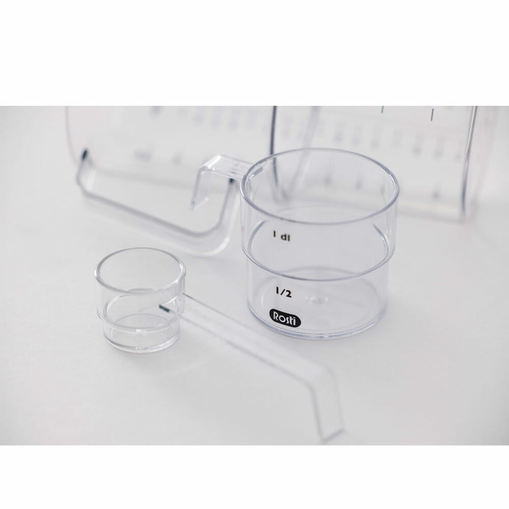 Rosti deciliter measuring cup Mensura, measuring cup, SAN plastic, clear, 100 ml, 25291