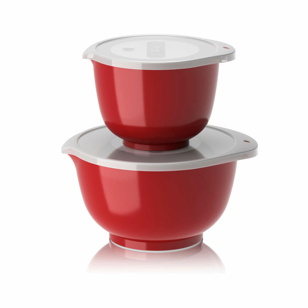 Rosti bowl set Margrethe New 4-piece, Durostima, red, 1.5 + 3 L, 29929