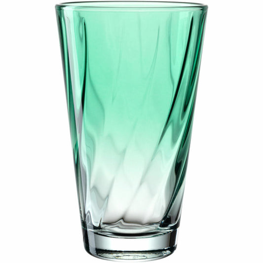 Leonardo drinking glass Twist, water glass, juice glass, soda-lime glass, green, 300 ml, 046972