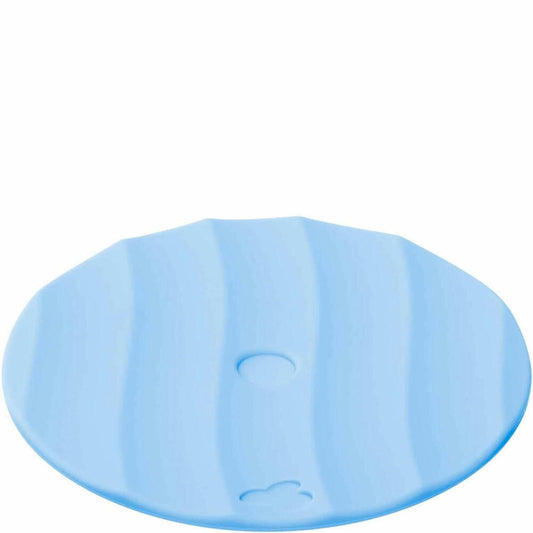 Leonardo lid Salerno, for drinking glasses, glass cover, drink lid, silicone, blue, Ø 9 cm, 053343