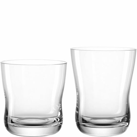 Leonardo drinking glass set Vita S + M, 12 pcs., water glass, drinking glass, soda-lime glass, 054497