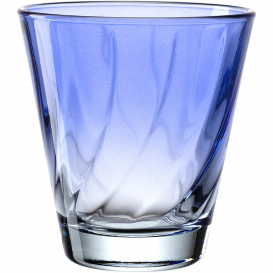 Leonardo drinking glass Twist, water glass, juice glass, soda-lime glass, blue, 215 ml, 046967