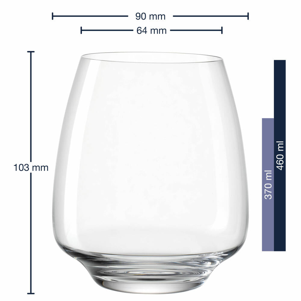 Leonardo drinking glass Cesti, water glass, juice glass, crystal glass, 460 ml, 061968