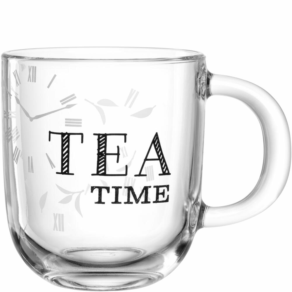 Leonardo Ufficio Tea Time Cup, Coffee Cup, Mug, Glass Cup, Soda-lime glass, 400 ml, 047078