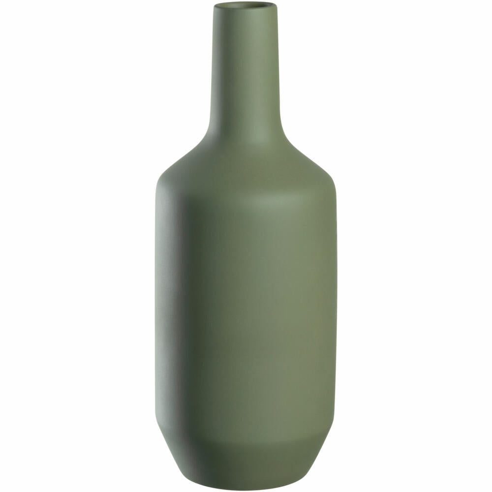 Leonardo Keramikvase Milano, Vase, Blumenvase, Dekovase, Keramik, Grün, H 40 cm, 026821