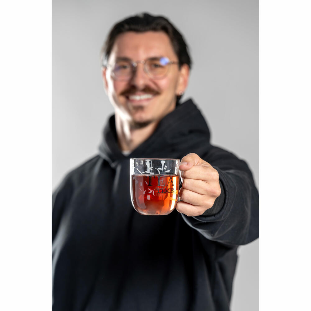 Leonardo Ufficio Tea Time Cup, Coffee Cup, Mug, Glass Cup, Soda-lime glass, 400 ml, 047078