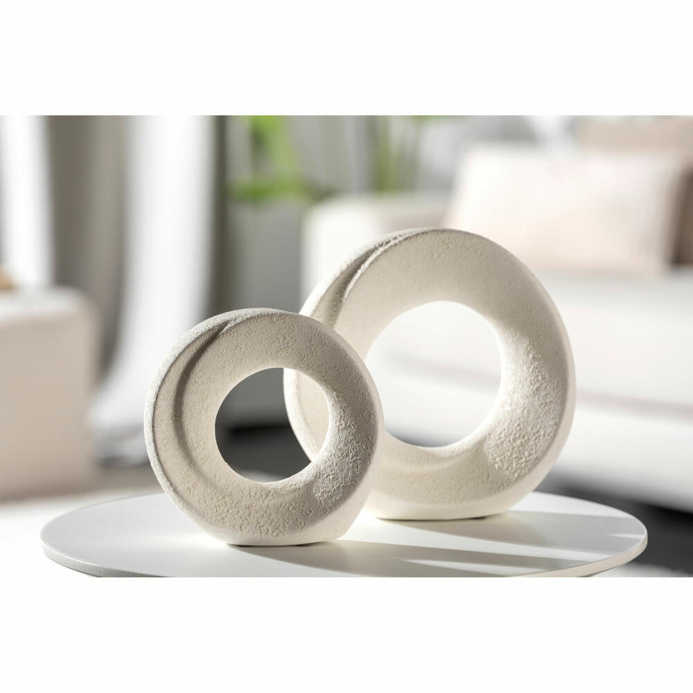 Leonardo ceramic object Oggetto, decorative object, decoration, home accessory, ceramic, white, H 17 cm, 059010