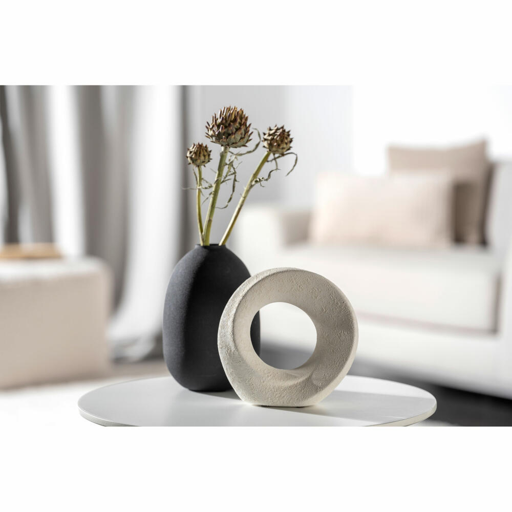 Leonardo ceramic object Oggetto, decorative object, decoration, home accessory, ceramic, white, H 17 cm, 059010