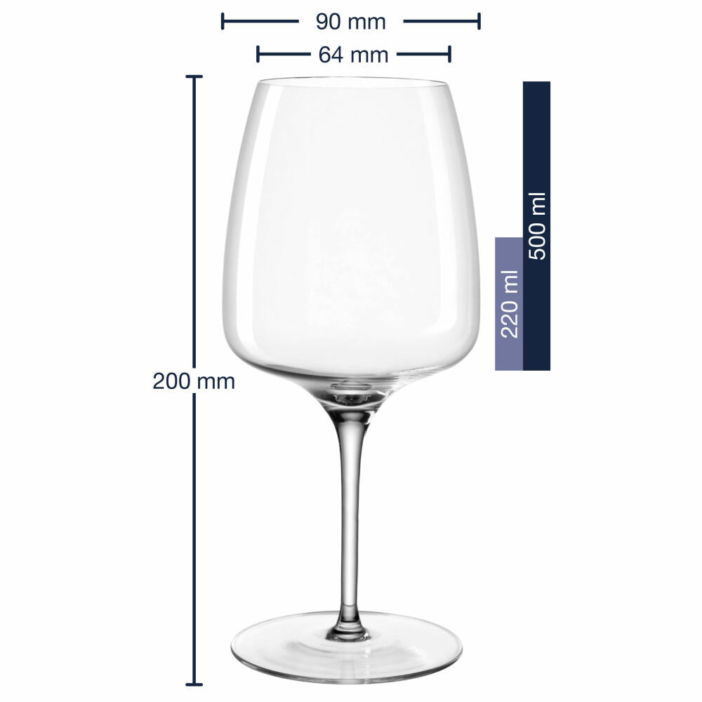 Leonardo red wine glass Cesti, wine glass, red wine glass, crystal glass, 500 ml, 061967