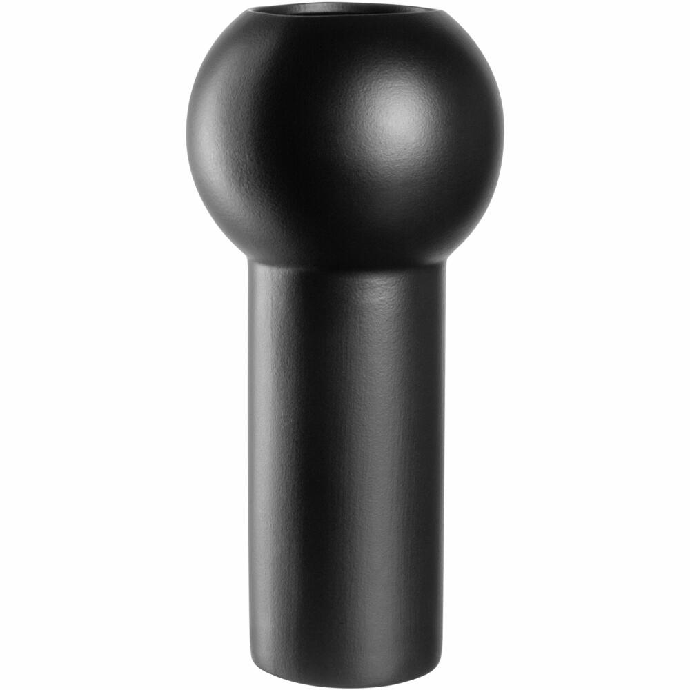 Leonardo Keramikvase Brera, Vase, Dekovase, Blumenvase, Keramik, Schwarz, H 31 cm, 059012