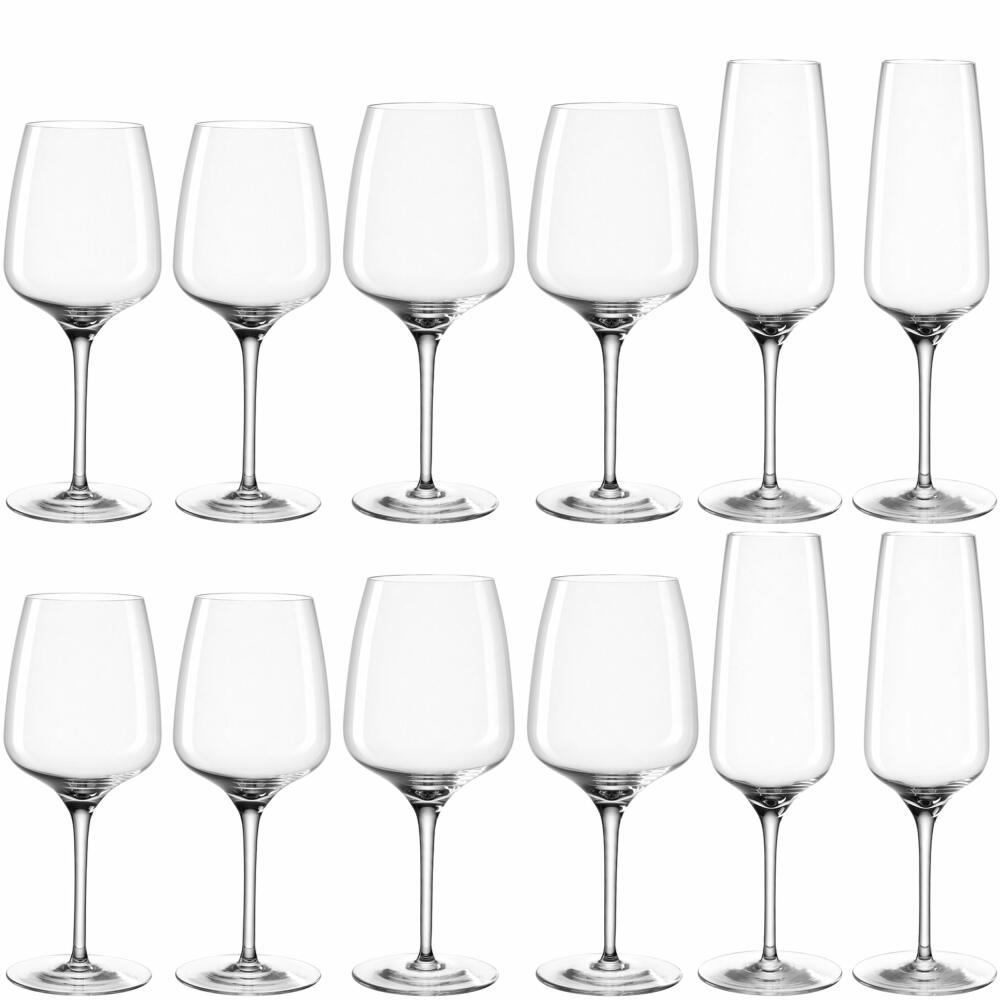 Leonardo goblet glass set Cesti, 12 pcs., stemware, wine glass, champagne glass, crystal glass, 061977