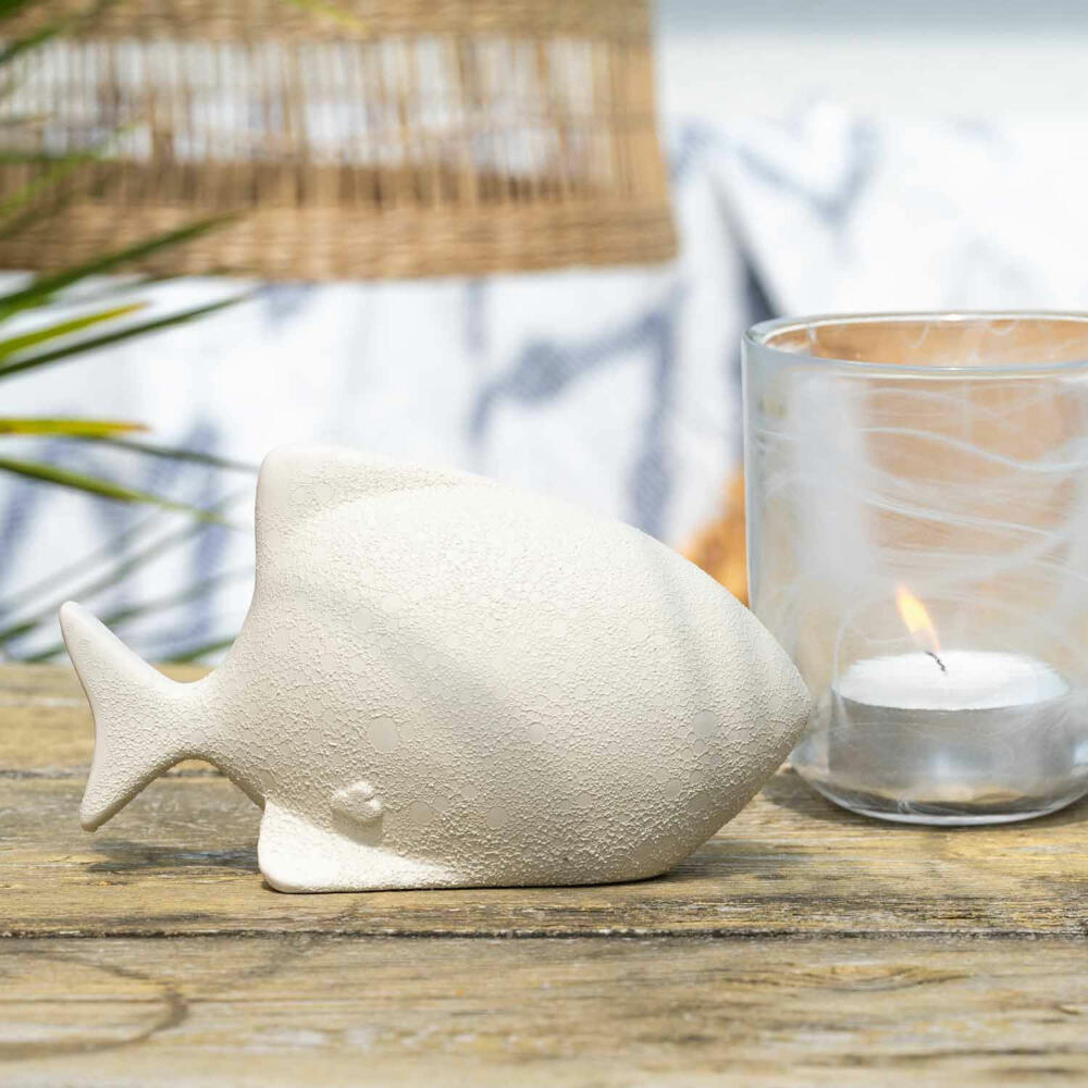 Leonardo table light Salerno, tealight holder, lantern, candle holder, soda-lime glass, white, H 7 cm, 053341